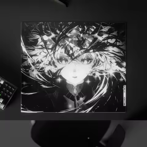 Wallhack Sp-005 Awake Sora Glass Mouse Pad 450x400MM Large Size E-sports Gaming Desk Pad Photovoltai