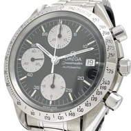 OMEGA)/ Omega 3511.50 超霸系列腕錶，不鏽鋼材質，自動機械，黑色錶盤，錫色錶盤，銀色錶帶，男士款 [二手]