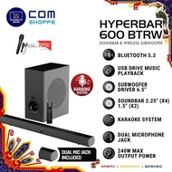 Vinnfier VF Hyperbar 600 BTRW 240W Soundbar with 6.5" Wireless SubWoofer Karaoke Bluetooth TV Speake