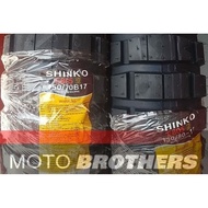 SHINKO E805 TIRES BIGBLOCK SCRAMBLER BLOCKBIG CUSTOM SET