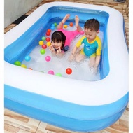 RUBBER SWIMMING POOL FOR CHILDREN, ADULTS, SIZES 2 TO 3 METERS, JUMBO KISUBO - 200cm - LARGE SIZE CH