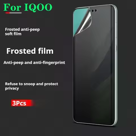 Z9 Turbo Privacy Screen Protector For IQOO NEO9 sPro NEO8 Pro Matte Hydrogel Film IQOO Neo7 Soft Ant