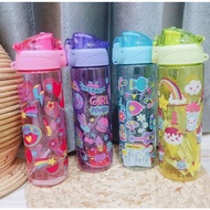 HX 658 600ML Children's drinking Bottle Smiggle Flip Top Body Bottle plus hand strap Smiggle Childre
