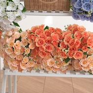 BL- Indoor Artificial Flower Displays Artificial Flowers for Seasons Realistic Silk Rose Bouquet for Home Wedding Decor Forever Blooming Artificial Flowers for Bedroom Office