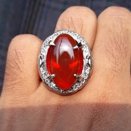 Batu Red Baron Pacitan Luster Api Motif Alien Natural Alam No Dyed