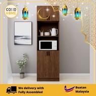 Kitchen Storage Cabinet (KC2000) Tall Cabinet | Pantry Cabinet | for Microware storage | Included Installation