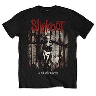 Men's cotton T-shirt Slipknot Men's 5: The Gray Chapter Album Slim Fit T-Shirt Black 4XL , 5XL , 6XL Fast Shipping