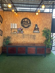 IRONSERVICE Elegant Modern TV Cabinet with Foldable Storage Shelves and Stain Resistant Steel Frame