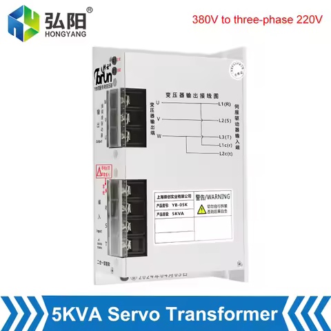 3-Phase Intelligent Servo Transformer YB-05Y 5kva Input Voltage 380 To 220/200 Power Transformer Sui