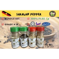 100% Pure and Original Lada Hitam Sarawak / Lada Putih Sarawak- Serbuk&Biji (Powder&Peppercorns) / 原