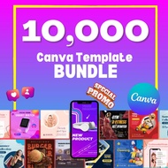10,000 Mega Canva Template Bundle | High Quality Canva Template | Editable Canva Template |