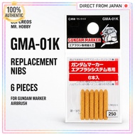 GSI Creos GMA-01K Gundam Marker Airbrush Replacement Nibs 6 Pieces