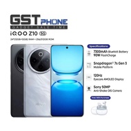 vivo iQOO Z10 5G (12GB+12GB Extended Ram+256GB/512GB Rom) (Original Malaysia Set) With Premium Gift