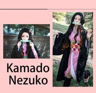 【ของขวัญฟรี】Demon Slayer cosplay ดาบพิฆาตอสูร ชุดเนสึโกะ ชุดคอสเพลย์ดาบพิฆาตอสูร Anime Kamado Nezuko Tomioka Giyuu Kamado Tanjirou Kochou Shinobu Agatsuma Zenitsu ชุดดาบพิฆาตอสูร ชุดคอสเพลย์ดาบพิฆาตอสูร เสื้อผ้าเด็ก ชุดเด็ก