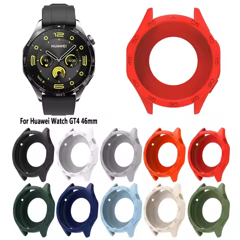 Silicone Case Bumper For Huawei Watch GT4 46mm Protector Frame Protective Case For Huawei Watch GT4 