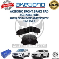 #AKEBONO #FRONT BRAKE PAD MAZDA CX5 (12-24) KE/KF SKYACTIV 2.0/2.2T/2.5 (AN-783WKR)