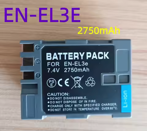2750mAh EN-EL3e EN EL3e Camera Battery or Charger For Nikon D300S D300 D100 D200 D700 D70S D80 D90 D