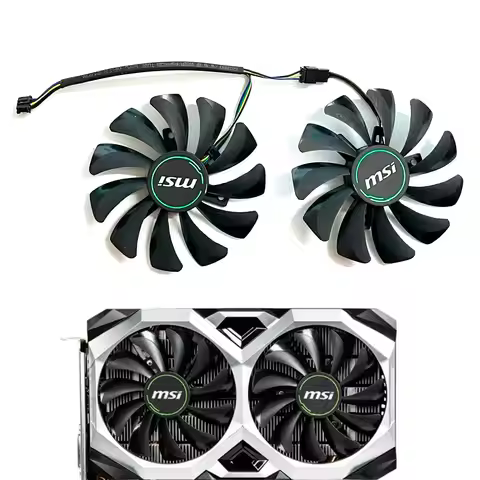 2PCS/SET HA9010H12F-Z GPU FAN，For MSI GTX 1660、1660 SUPER、1660 TI VENTUS XS C、MSI RTX 2060、2060 SUPE