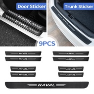 For Haval Carbon Fiber Car Door Sticker Protector Auto Threshold Strips Sticker Haval H6 Jolion H2 H
