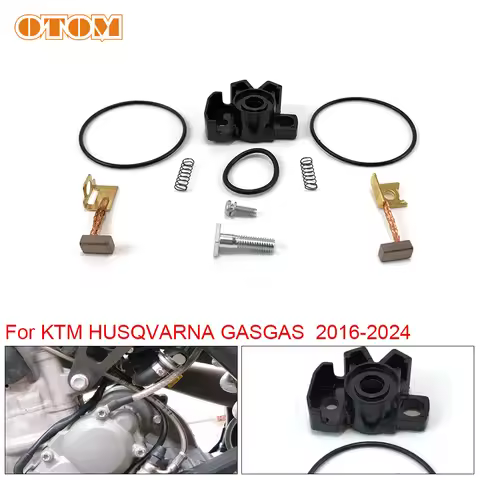 OTOM Motorcycle Starter Motor Carbon Brush Repair Kit 79240001000 For KTM EXC-F HUSQVARNA FE E-START