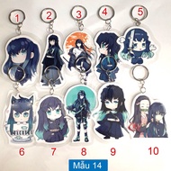 Kimetsu no Yaiba demon slayer keychain 3-6 different pieces