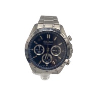 SEIKO Men's Watch Quartz Analog Stainless Steel NVY SLV SS 8T63-00D0 Direct from Japan Secondhand