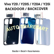 Backdoor + Bezel Kesing Vivo Y20 / Y20S / Y20A / Y20i Fullset Rear Cover Housing Cesing + Bezel