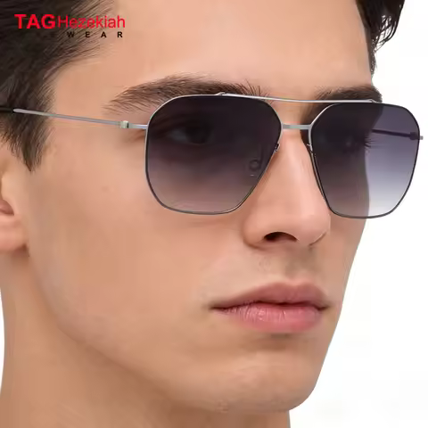TAGHezekiah Danish Design Sunglasses Men L8804 Ultralight titanium Sunglass Women 2025 Outdoor Drivi