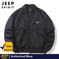 แจ็คเก็ต JEEP SPIRIT และในฤดูใบไม้ร่วงผู้ชายเสื้อแจ็คเก็ตบอมเบอร์ของเสื้อแจ็กเก็ตบุรุษการบิน MA1เสื้