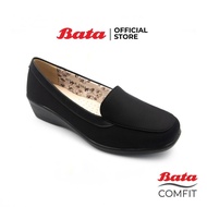 *Best Seller* Bata COMFIT รองเท้าลำลองหญิง DRESS แบบสวมปิดส้น สีดำ รหัส 6596403 Ladiescomfort Fashion