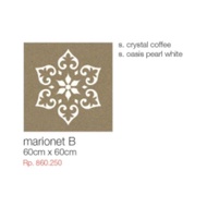 Granit merk Granito UK 60x60cm tipe marionet b s.crystalcoffe s.oasis pearl white untuk lantai atau 