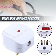 【COLORFUL】Stylish UK 3 Pin Plug with Main Power Switch and Neon Indicator 250V 13A