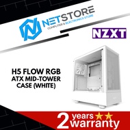 NZXT H5 FLOW RGB ATX MID-TOWER CASE (WHITE) - CC-H51FW-R1