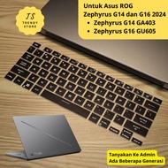 Keyboard Protector Cover Asus Zephyrus G14 GA403 G16 GU605 2024 ROG Gaming Intel AMD