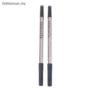 (zebl) Parker quink roller ball rollerball pen refill black/blue ink medium nib .