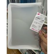 Japan A5 binder transparent photocard binder zipper A5 6 ring file