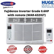 ♞,♘Fujidenzo 0.6hp Inverter Grade Window Type Aircon with Remote Control WAR632IGT