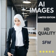 Hijab Corporate Woman - AI Image - SFW