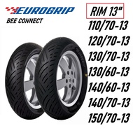 TYRE MOTOR EUROGRIP BEE CONNECT 13 Inci 110/70,120/70,130/70,140/60-13 scooter skuter honda,yamaha,w