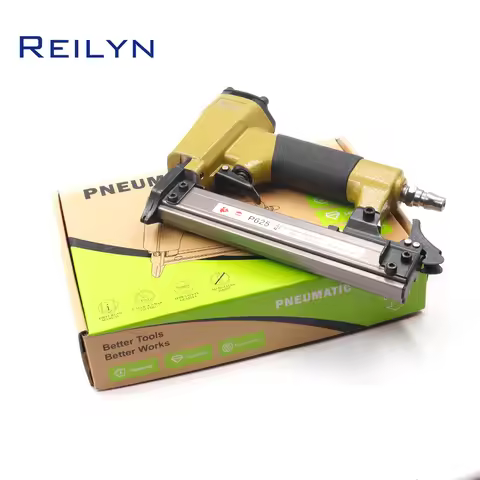 Reilyn 23Ga Brad Stapler P625 Air Framing Nailer Ergonomic and Lightweight for Furniture Fence Carpe
