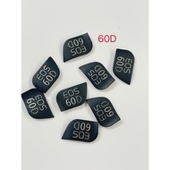 Suitable for Canon 60D 60d LOGO logo Body Nameplate Mark Camera Mark SLR Camera Mark