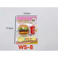 WS-8 HAMBURGER FOOD Blister