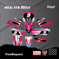 DECAL STICKER KTM 85 OLD FULL BODY DECAL KLX KTM 85 OLD DECAL STICKER VARIATION KTM 85 OLD
