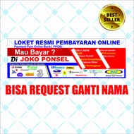 spanduk banner loket pembayaran PPOB ukuran 200 x 100