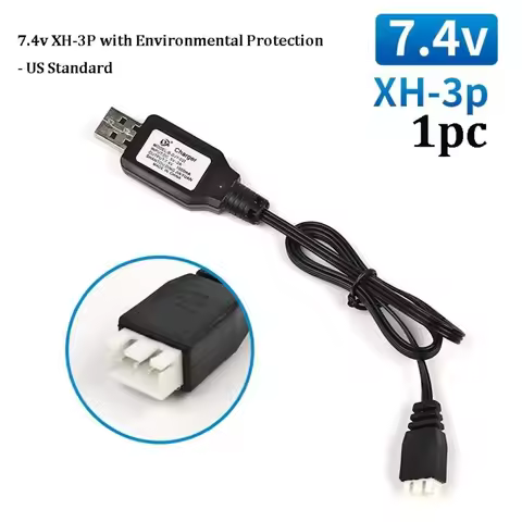 1/5pcs 11.1V 3S XH-4P/7.4V 2S XH-3P Plug Lithium Battery Charger Multistyles Plastic 1-to-3 Adapter 