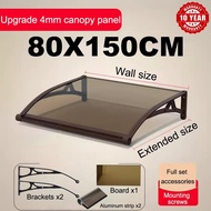 MIROON Awning Canopy Roof OutdoorSunshield Rain Waterproof Blind Curtain Window Garden awning khemah