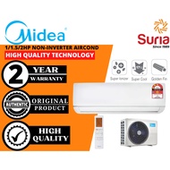 (Free Delivery)Midea 1HP/1.5HP/2HP Fairy Series R32 Non-Inverter Air Conditioner MSMF-10CRN8 MSMF-13CRN8 MSMF-19CRN8