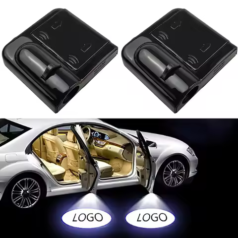 1pcs New Wireless Led Car Door Welcome Laser Projector Logo Ghost Shadow Night Light Car Accessories
