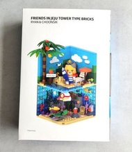 現貨❣️濟州限定❣️ 春植 RYAN 積木 海女 滑浪  海洋世界  Kakao Friends Brick Figure 春植+RYAN  jeju limited edition 韓國 choon