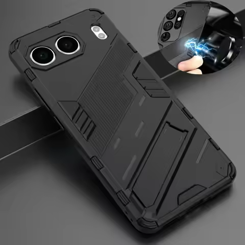 For OnePlus Nord 4 5G Case Magnetic Armor Shockproof Stand Phone Cases for One Plus Nord4 1+Nord 4 2